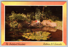 c1940s Butchart Gardens Victoria BC Canada Scenic Postcard picture