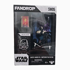 Moose Toys Star Wars Fandrop (SW05) Darth Vader vs. Emperor Palpatine diorama picture
