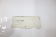 Antique Abstract Of Title 1865 Last Entry July 1893 Howell, Michigan picture