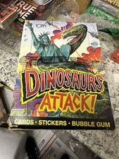 1988 Topps Dinosaurs Attack Homage to Mars Attacks 48 packs NOS MIB Mars attack picture