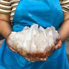 3030g HUGE Clear White Quartz Crystal Cluster Rough Specimen Healing Stone 6585 picture