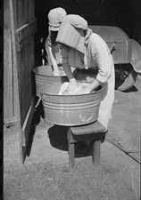 Black and White Photo Women Washing Clothes  8 x 10 Reprint  A-5 picture