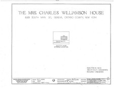 Geneva NY Colonel Charles Williamson House 1823 HABS South Main Street picture