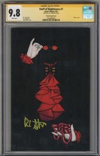 STUFF OF NIGHTMARES #1 CGC 9.8 SS SIGNED R.L. STINE VIRGIN VARIANT COVER POP 4 picture