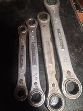 Vintage Sears Craftsman Ratchet Box End Wrench Set 1/2