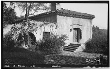 Pasadena California El Molino Viejo 1935 Historic Adobe Mill House HABS picture