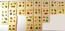 π’π₯ 24x GODZILLAND 1984 VINTAGE UNUSED STICKER SHEET SET MOTHRA GIGAN HEDORAH picture