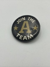 VINTAGE UNITED STATES ARMY BUTTON PIN 