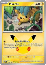 Pikachu 038/128 Pokemon 30th Anniversary ITA NM picture