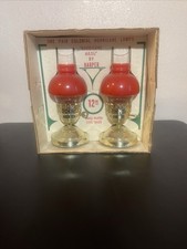 Rare Pair Colonial Hurricane Lamps Hurricane Hazel by Harper NOS picture