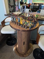Lot Of Eaglemoss Marvel Chess Pieces & Magazines and custom chess board picture