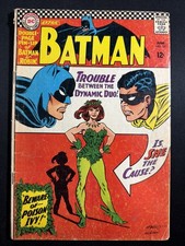 Batman #181 1966 DC Comics Silver Age 1st Print With Poster Detached Good *A14 picture