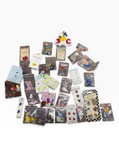 Vintage Lot Of APPROXIMATELY 31 Different Kinds Of Cute Novelty Buttons picture