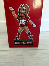 George Kittle San Francisco 49ers Bobblehead - 10 Year Club - 9/27/26 Game picture