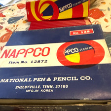 NAPPCO National Pen & Pencil Co. Pencil Box No. 128 , Vintage , 6 pk of 12 picture