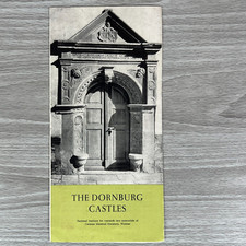 Vtg Travel Brochure Dornburg Castles Citadel Germany Memorials History 1968 picture