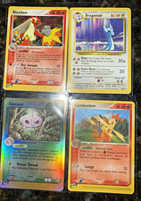 Vintage Pokémon card shadowless dragon cut Blaziken HoloRare WOTC 1999 2003 picture