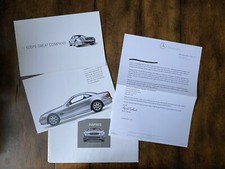 RARE 2002 Mercedes-Benz SLK-Class Sales Catalog Brochure and ORIGINAL PAPERWORK picture