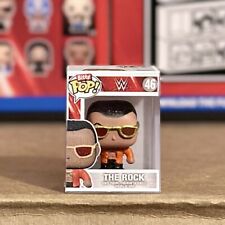 Funko Bitty Pop THE ROCK #46 🔥 1/3 WWE Mystery CHASE 🔥 RARE Orange Jacket picture