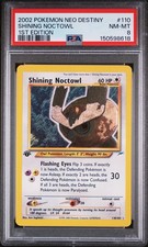 Shining Noctowl 1st Edition 2002 Neo Destiny PSA 8 picture