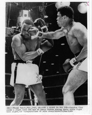 Muhammad Ali 1964 Title Sonny Liston photo vintage 8x10 AP Press Cassius Clay picture