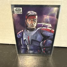 2022 Topps Chrome Star Wars Galaxy #88 Hunter picture