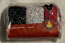 NIP Disney Parks Mickey Mouse Ladies Hipster Underwear 3 Pack Size M New picture