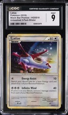 2010 POKEMON BLACK STAR PROMOS UNLEASHED 3-PACK BLISTER #HGSS10 LATIAS CGC 9 picture