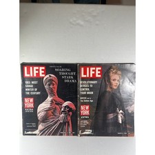 Lot 2 Vintage LIFE Magazines 1963 February 8 March 8 Jean Seberg Greece Series picture