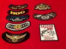 Harley Davidson Hog Patches 1992 -1996, 2007 HOG Owners Group Patch Lot Of 8 picture