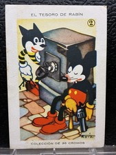 1930’s Mickey Mouse ? Card #2 TESORO De RABIN Chocolate Amatller Spain picture