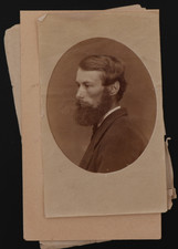 CDV Carte de Visite Unmounted Print of an Identified Man George 1844-1875 #580 picture