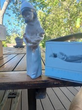 Lladro Shepherdess With Rooster 4677 Retired Mint With Box 1969-1970  picture