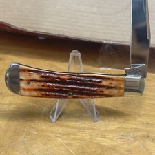 Case XX Backpocket Knife 2011 NICE Deep Canyon Jigged Chestnut Bone AAA+[ picture