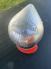 Vintage 1950s Red JUICE-O-MAT Rival Mfg Metal Single Action Juicer MCM Deco picture
