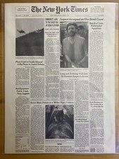 VINTAGE NEWSPAPER HEADLINE ~TERRORIST KILLER TED KACZYNSKI UNABOMBER CAUGHT 1996 picture