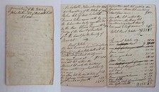 1836 antique ESTATE INVENTORY rehoboth ma JOHN BAKER PROBATE Bristol County picture