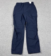 US Navy Two-Piece Trouser Medium Short Blue Class 1 Flame Resistant Cargo Pants picture