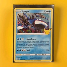 2021 Pokemon Celebrations Kyogre Holo Foil - Top Loaded - Pack Fresh New picture
