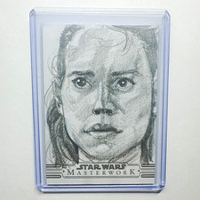 2025 Topps Star Wars Masterwork Rey Sketch by Jessica Hickman picture