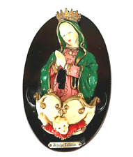 Madonna Resin Wall Plaque Holy Water Holder Victorian Collection 9.5x6x3