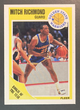 1989-90 Mitch Richmond Fleer Rookie of the Year - 56 picture