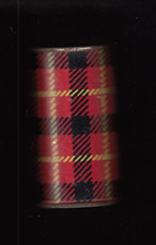 1950's Vintage Hamilton Skotch Ice - Freeze Again Tin Red Plaid Design picture
