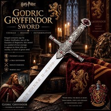 Harry Potter Godric Gryffindor Sword Handmade Metal Replica Collectible Gift HIM picture