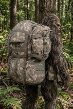 USGI MOLLE II Large Rucksack ACU Complete Field Pack Main Bag Frame x2 puches picture