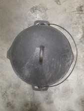 Vintage Birmingham Stove & Range (BSR) Dutch Oven 8F 1920's 1930's Cast Iron picture