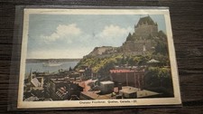 1944 Château Frontenac Quebec Canada Vintage Postcard World War II Postal Histor picture