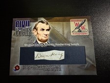 Abraham Lincoln Authentic Hand Written Sample 2022 Historic Autographs Civil War picture