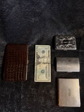Vintage Cigarettes Cases Lot Of 4 picture