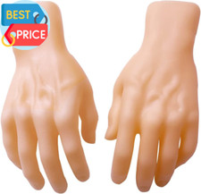 2 Pieces Spooky Halloween Decoration Realistic Hands Fake Human Hands Bloody picture